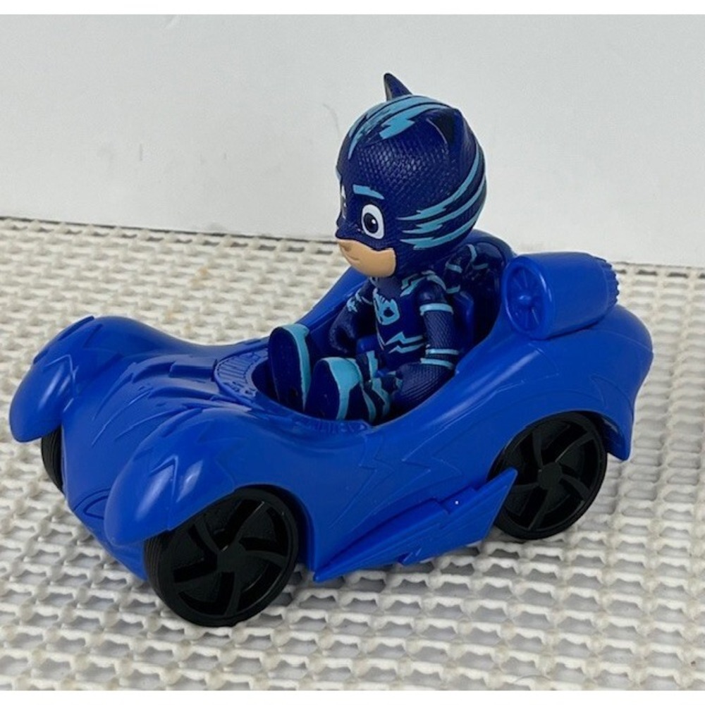 PJ Masks green CATBOY BLUE CAT CAR w/Figure Just Play Toy